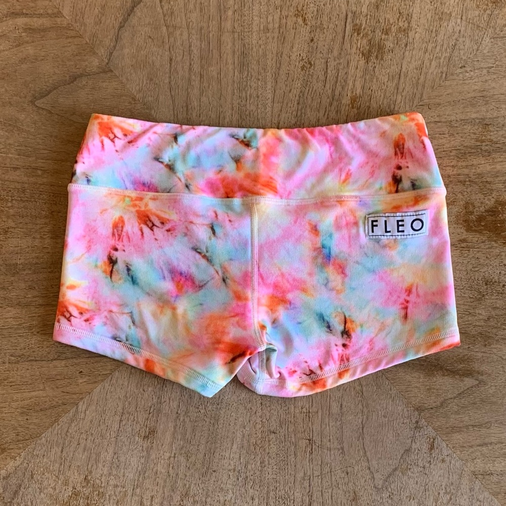 Fleo Sherbet Tie Dye Shorts